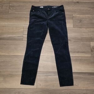 GAP Corduroy Blue Pants  Size 30 Always Skinny